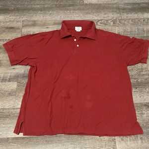 J Crew Mens Large Short Sleeve Polo Shirt